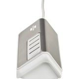 Brennenstuhl Chargeur USB multiple estilo Blanc/en acier inoxydable