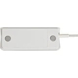 Brennenstuhl Chargeur USB multiple estilo Blanc/en acier inoxydable