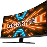 GIGABYTE G32QC A 32" Moniteur gaming incurvé  Noir, 2x HDMI, 1x DisplayPort, 2x USB-A 3.2 (5 Gbit/s), 165 Hz