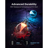 Govee Outdoor Clear Bulb String Lights, Lampe Noir, 15 mètres