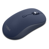 Lenovo Yoga Silent Bluetooth Mouse, Souris Bleu foncé, Bluetooth 5.3, 4000 DPI, silencieuse