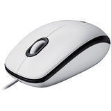 Logitech Logi M100 wh, Souris Blanc/gris