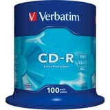 Verbatim CD-R Extra protection 700 Mo 52x, CD-R, 120 mm, 700 Mo, Boîte à gâteaux, 100 pièce(s)