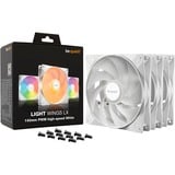 be quiet! Light Wings LX 140 mm PWM haute vitesse Triple Pack Blanc, Ventilateur de boîtier Blanc, 3 pièces, PWM 4 broches