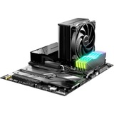 be quiet! Pure Rock 3 Noir, Refroidisseur CPU Noir, socket Intel et AMD, Refroidisseur d'air, 12 cm, 2000 tr/min, 101,2 m³/h, Noir