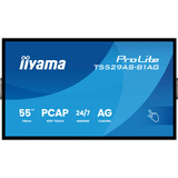 iiyama ProLite T5529AS-B1AG, Affichage public Noir, Tactile, HDMI, USB-C, Audio, LAN, WiFi 5, Android 14