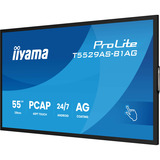 iiyama ProLite T5529AS-B1AG, Affichage public Noir, Tactile, HDMI, USB-C, Audio, LAN, WiFi 5, Android 14