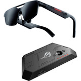 ASUS ROG XREAL R1-N, Lunettes AR de jeu Noir, 1,4 cm (0.55"), 1920 x 1080 pixels, Micro OLED, 700 cd/m², 57°, 240 Hz