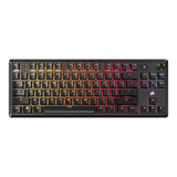 Corsair K70 CORE TKL RGB clavier gaming mécanique Noir, Layout US (QWERTY), Corsair MLX Red v2, 80% (TKL), Hot-swappable, ABS Double shot