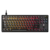 Corsair K70 CORE TKL RGB clavier gaming mécanique Noir, Layout US (QWERTY), Corsair MLX Red v2, 80% (TKL), Hot-swappable, ABS Double shot