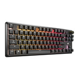 Corsair RGB clavier gaming mécanique Noir, Layout US (QWERTY), Corsair MLX Red v2, 80% (TKL)