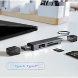 ICY BOX IB-CR203-CU3 3 en 1, Lecteur de carte Noir