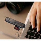 ICY BOX IB-CR203-CU3 Lecteur de carte 3 en 1 Noir, MicroSD (TransFlash), MicroSDHC, MicroSDXC, SD, SDXC, Noir, 5000 Mbit/s, Aluminium, 2 To, USB 3.2 Gen 1 (3.1 Gen 1) Type-A/Type-C