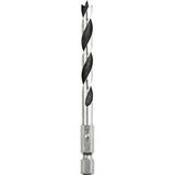 KWB Foret hélicoïdal à bois avec mandrin hexagonal 1/4'', 3mm, Perceuse 
