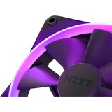 NZXT F140 RGB DUO Twin 140x140x25, Ventilateur de boîtier Noir, 2 pièces, contrôleur RGB inclus