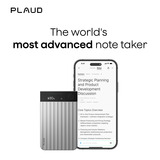 Plaud Note Pro, Enregistreur vocal Argent, 64 Go, Bluetooth (BLE 5.4), Wi-Fi double bande (2,4 GHz et 5 GHz)