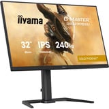 iiyama G-Master Gold Phoenix GB3290QSU-B1 31.5" Moniteur gaming Noir (Mat), 1x DisplayPort, 2x HDMI, 2x USB-A, 240 Hz