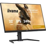 iiyama G-Master Gold Phoenix GB3290QSU-B1 31.5" Moniteur gaming Noir (Mat), 1x DisplayPort, 2x HDMI, 2x USB-A, 240 Hz
