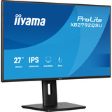 iiyama ProLite XB2792QSU-B1 27" Moniteur Noir, 1x DisplayPort, 1x HDMI, 2x USB-A, 120 Hz