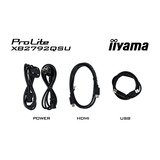iiyama ProLite XB2792QSU-B1 27" Moniteur Noir, 1x DisplayPort, 1x HDMI, 2x USB-A, 120 Hz