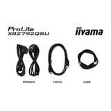iiyama ProLite XB2792QSU-B1 27" Moniteur gaming  Noir, 120 Hz, HDMI, DisplayPort, USB, Audio