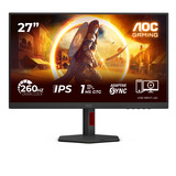 AOC AOC 27G4ZRE 27" Moniteur gaming  Noir, 2x HDMI, DisplayPort, Fast IPS, 240 Hz (OC 260 Hz)