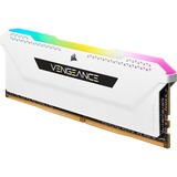 Corsair Vengeance RGB PRO SL 32 Go DDR4-3200 (2x 16 Go) mémoire vive Blanc, CMH32GX4M2E3200C16W, XMP 2.0