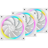 DeepCool FL12R ventilateurs de boîtier RGB  Blanc, 3 pièces, 120 x 120 x 25 mm, PWM