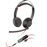 HP Poly Blackwire 5220 Stereo USB-C casque on-ear Noir, PC
