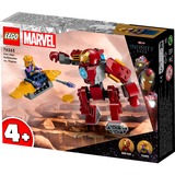 LEGO Marvel - La Hulkbuster d’Iron Man contre Thanos, Jouets de construction 76263