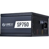 Lian Li SP750, 750 Watt alimentation  Noir, Full câble management, 3x PCIe