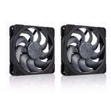 Noctua NF-A12x25 G2 PWM Sx2-PP ventilateurs de boîtier Noir, 2 pièces, 120 x 120 x 25 mm