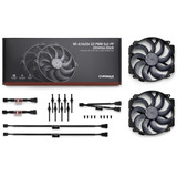 Noctua NF-A14x25r G2 PWM Sx2-PP chromax.black, Ventilateur de boîtier PWM à 4 broches, 2 pièces