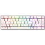 Sharkoon PureWriter W65 RGB clavier mécanique Blanc, Layout BE (AZERTY), Kailh Choc V2 Low Profile Brown, 65%