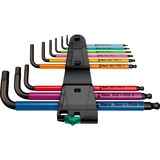 Wera 950/9 Hex-Plus Multicolore 1 Jeu de clés métriques, BlackLaser, Tournevis 9 pièces