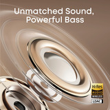 Anker  casque oreille ouverte Blanc/Or