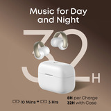 Anker  casque oreille ouverte Blanc/Or