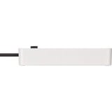 Brennenstuhl Ecolor multiprise à 5 prises Blanc/noir, 5x prises