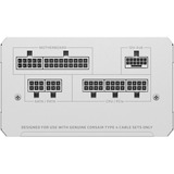 Corsair RM750e (2025) White, 750 Watt alimentation  Blanc, 1x 12VHPWR, 1x PCIe, Gestion des câbles