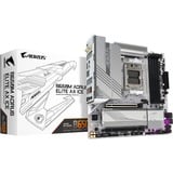 GIGABYTE B650M A ELITE AX ICE carte mère socket AM5 Argent, RAID, 2.5 Gb-LAN, WLAN, BT, Sound, µATX