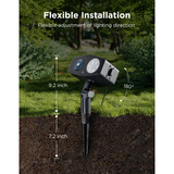 Govee Govee Outdoor Decoration Projector Light, Lampe Noir