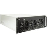 Inter-Tech 4F28 MINING-RACK, boîtier de serveur Noir | 2x USB-A