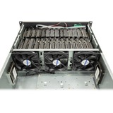 Inter-Tech 4F28 MINING-RACK, boîtier de serveur Noir | 2x USB-A