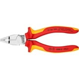 KNIPEX 01 06 160 Pinces d'électricien pince Rouge/Jaune, Pinces d'électricien, Sulfate de chondroïtine, Plastique, Rouge/Orange, 16 cm, 201 g