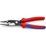 KNIPEX Pince d'installation électrique 13 82 200 Rouge/Bleu
