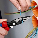 KNIPEX Pince d'installation électrique 13 82 200 Rouge/Bleu