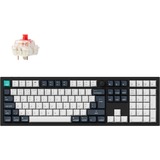 Keychron Q6 Max-M1 QMK, clavier Noir, Layout BE, Gateron Jupiter Red, RGB leds, Hot-swappable, Bluetooth, 2.4GHz