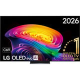 LG OLED evo AI C6 77" 4K Ultra HD TV Noir, 4x HDMI, 2x USB, Optique, Bluetooth, WLAN, CI, HDR10, Dolby Vision