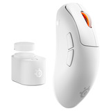 SteelSeries Rival Pro, Souris gaming Blanc, 100 - 42 000 DPI, 8K, UWB / 6 GHz