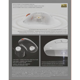 SteelSeries Rival Pro, Souris gaming Blanc, 100 - 42 000 DPI, 8K, UWB / 6 GHz